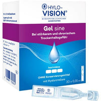 HYLO-VISION Gel sine single dose pipettes UK