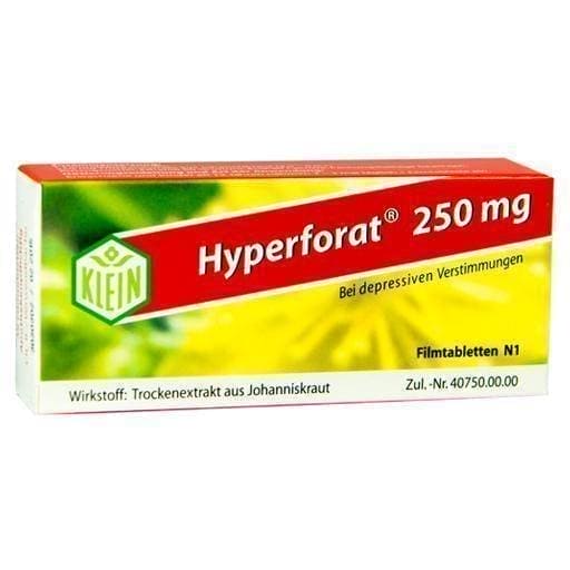 HYPERFORAT 250 mg film-coated tablets 100 pc natural mood enhancer UK