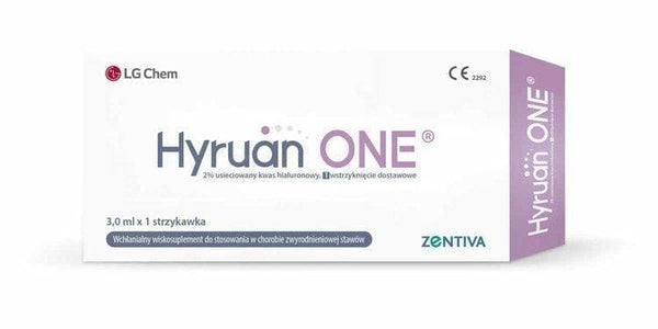 Hyruan One solution for injection 3ml x 1 syringe UK