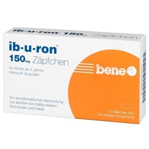 IB-U-RON 150 mg ibuprofen suppository UK