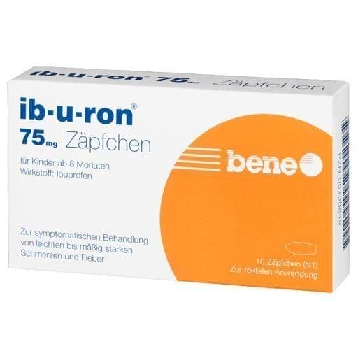 IB-U-RON 75 mg ibuprofen suppositories UK