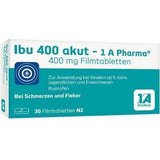 IBU 400 akut-1A Pharma ibuprofen film tablets UK