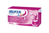 Ibufen BABY 60mg x 5 suppositories, ibuprofen suppository UK