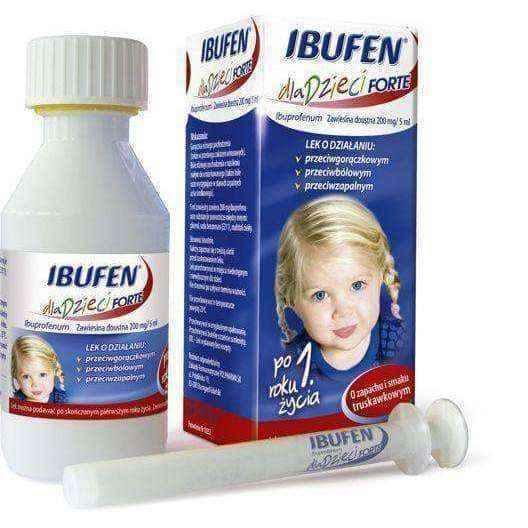 Ibufen Forte suspension for children 40ml strawberry UK