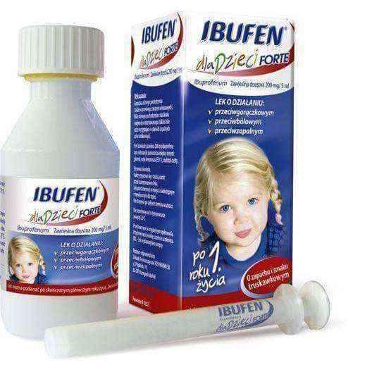 Ibufen Forte suspension for Children Strawberry 100ml UK