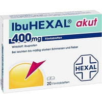 IBUHEXAL acute, pain, headache, toothache, menstrual pain, fever UK