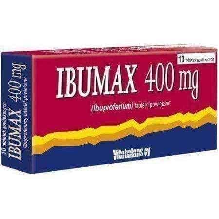 IBUMAX 400mg x 10 tablets UK