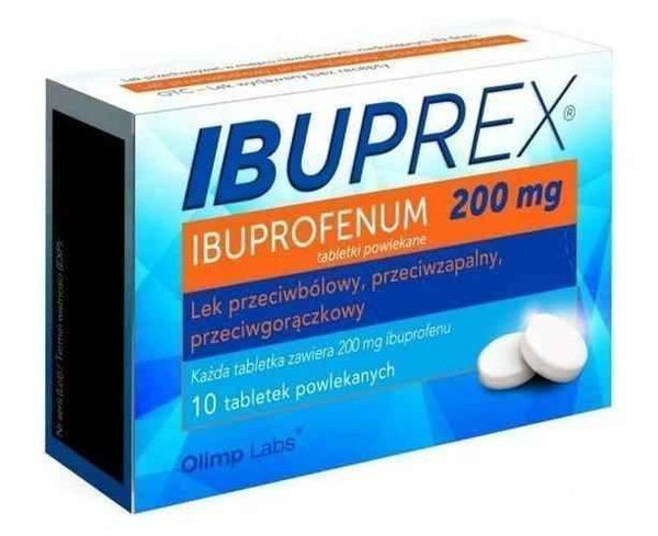 Ibuprex 0.2g x 10 tablets UK