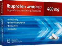 Ibuprofen Apteo Med 400mg x 12 tablets UK