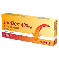 Ibuprofen, IBUDEX 400 mg film-coated tablets UK