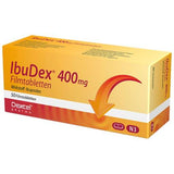 Ibuprofen, IBUDEX 400 mg film-coated tablets UK