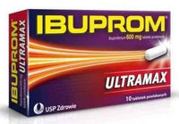 Ibuprom Ultramax 600mg x 10 tablets UK