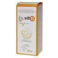 Ibuvit D 600 drops with metering pump 10 ml UK
