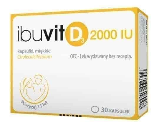 Ibuvit D3 2000 IU x 30 capsules UK