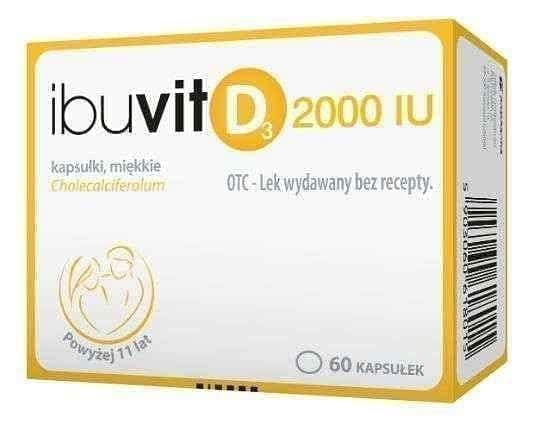 Ibuvit D3 2000 IU x 60 capsules UK