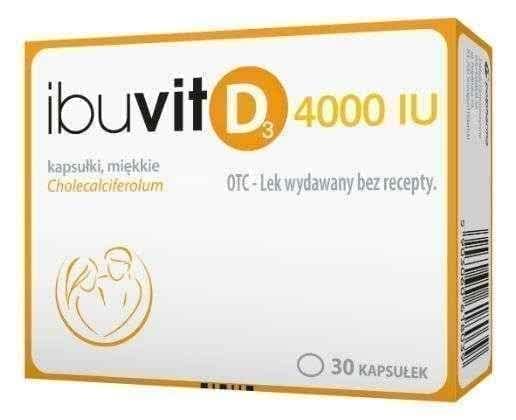 Ibuvit D3 4000 IU x 30 capsules UK