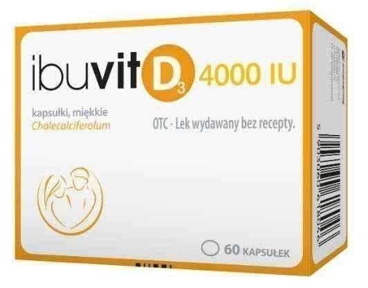 Ibuvit D3 4000 IU x 60 capsules UK