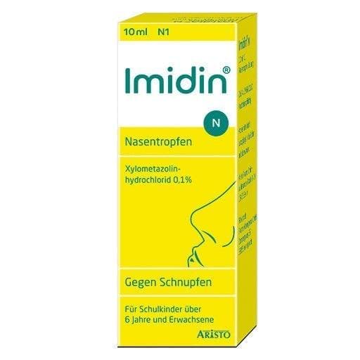 IMIDIN N nasal drops, xylometazoline hydrochloride, vasomotor rhinitis UK