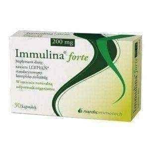 Immulina Forte 200mg x 30 capsules UK