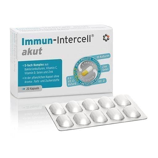 IMMUN-INTERCELL acute 20 pc 5 billion colony forming units (CFU) UK