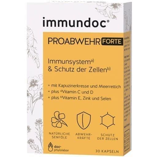 IMMUNDOC Pro Defense Forte, nasturtium, horseradish, vitamins, minerals UK