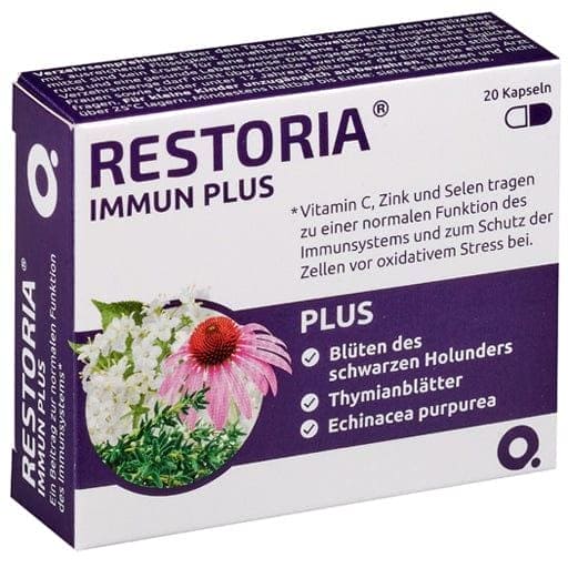 Immunity, immune system, RESTORIA IMMUNE PLUS capsules UK