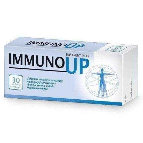 IMMUNO UP x 30 tablets, immune system boosters, beta-glucan, lactoferrin UK