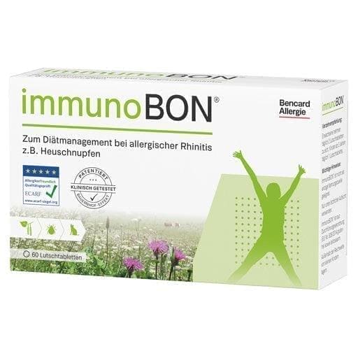 IMMUNOBON, allergic rhinitis, hay fever, lozenges UK