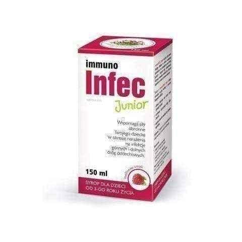 IMMUNOINFEC JUNIOR syrup 150ml, children aged 3+ immune system boosters UK