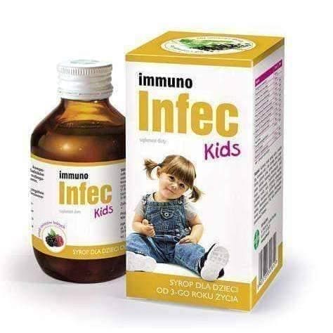IMMUNOINFEC KIDS syrup 150ml 3+ strep throat symptoms, throat infection UK