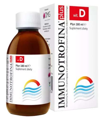 Immunotrophin Plus vit. D liquid 180ml UK