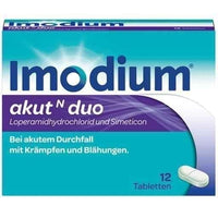 IMODIUM akut N duo tablets 12 pc for acute diarrhea with flatulence UK