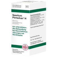 Improving the strength of muscles near heart, nerves, SPARTIUM PENTARKAN H mixture UK