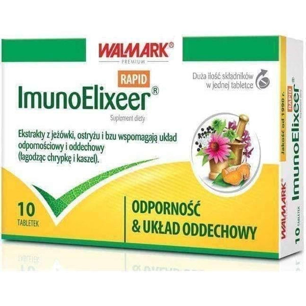 ImunoElixeer RAPID x 10 tablets, immune system diseases UK