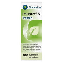 IMUPRET N drops 100 ml scratchy throat, difficulty swallowing UK