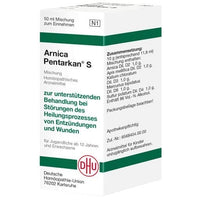 Infection and wound healing, ARNICA PENTARKAN S mixture UK