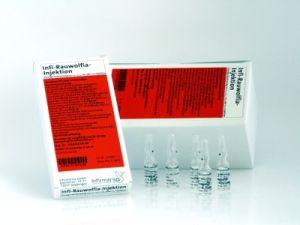 INFI RAUWOLFIA Injection, diseases of the cardiovascular system UK