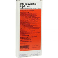 INFI RAUWOLFIA Injection, Homeopathic medicine for diseases of the cardiovascular system UK