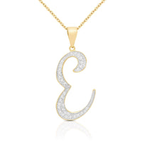 Initial Necklace Silver UK