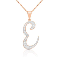 Initial Necklace Silver UK