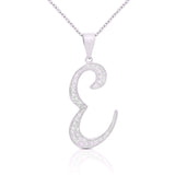 Initial Necklace Silver UK