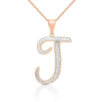 Initial Necklace Silver UK