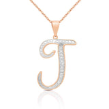 Initial Necklace Silver UK