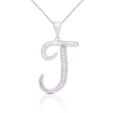 Initial Necklace Silver UK