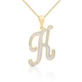 Initial Necklace Silver UK