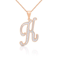 Initial Necklace Silver UK