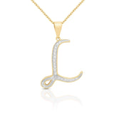 Initial Necklace Silver UK