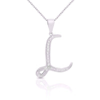 Initial Necklace Silver UK
