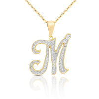 Initial Necklace Silver UK