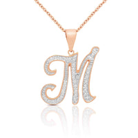 Initial Necklace Silver UK